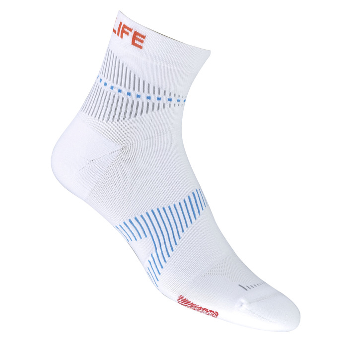 Strümpfe & Strumpfhosen - Neurosocks Athletic mit Soft-Touch Saum, in Größe L (43-46) bis S (35-38), in Farbe WEISS