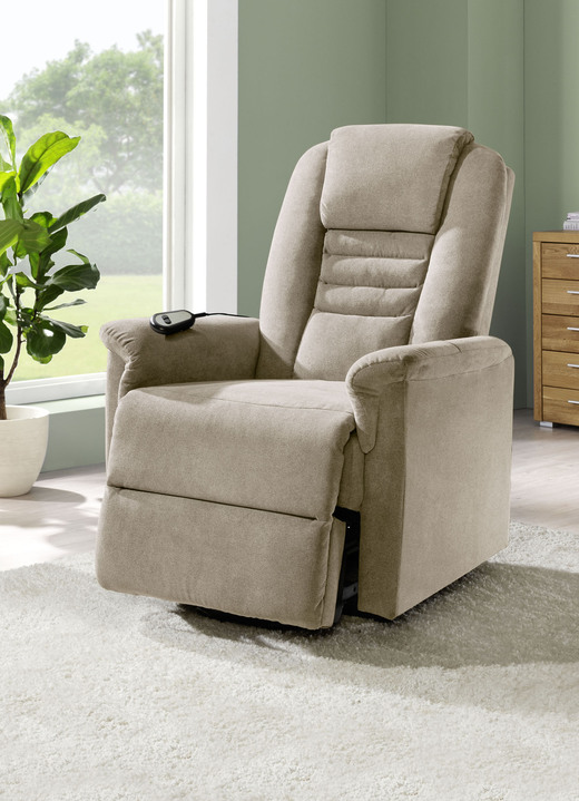 TV-Sessel / Relax-Sessel - TV-Sessel mit Motor und Aufstehhilfe, in Farbe BEIGE Ansicht 1