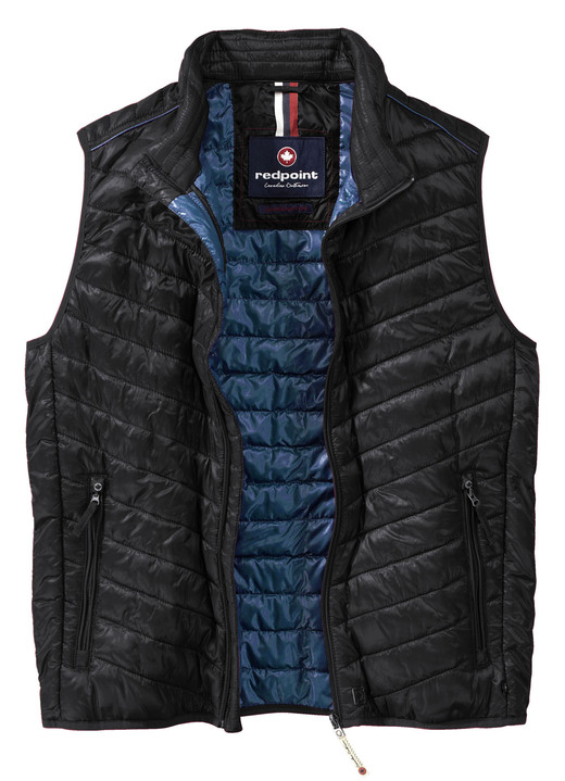 Gilets - Gilet von «Redpoint» in 4 Farben, in Größe 3XL (58) bis XXL (56), in Farbe SCHWARZ Ansicht 1