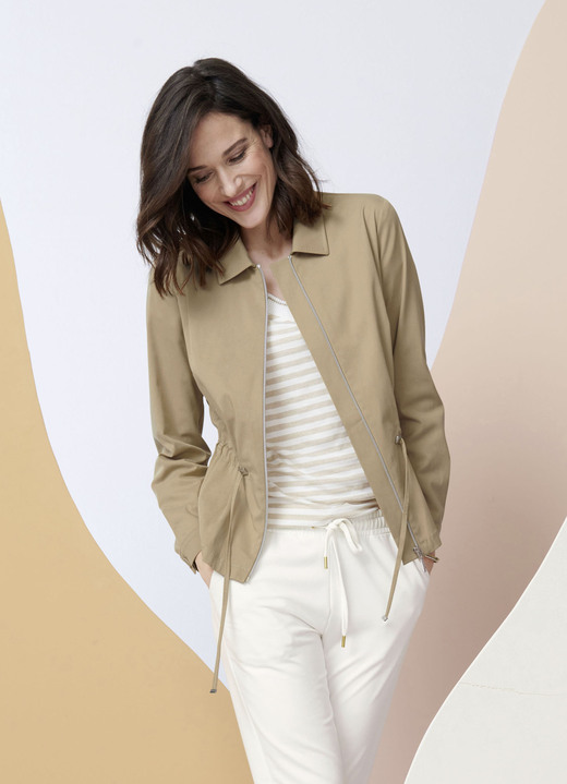 Blazer - Blazer mit Umlegekragen, in Größe 038 bis 052, in Farbe BEIGE Ansicht 1