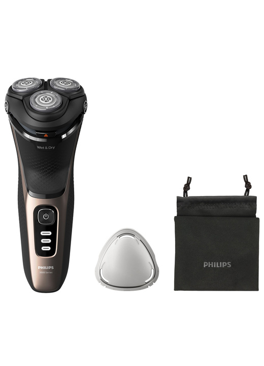 Rasierer & Haarschneider - Philips Shaver Series 3000 S3242/12 Akku-Rasierer, in Farbe ASCHGOLD Ansicht 1